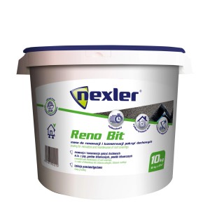 Wiadro Nexler Reno Bit, bitumiczna masa uszczelniająca do naprawy i konserwacji dachu.