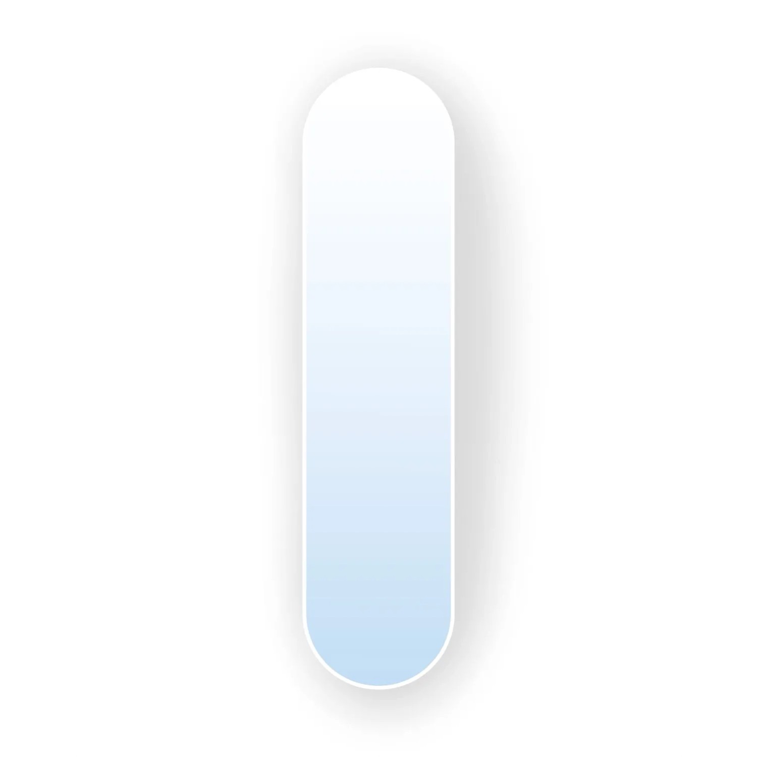 Lustro Pastille Białe Oval 155x40