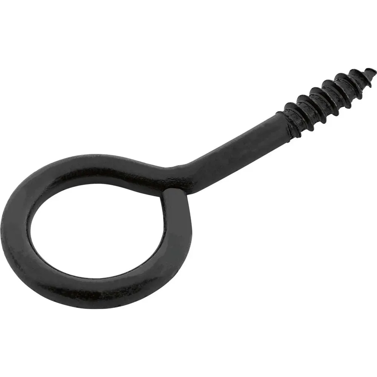 Hak zamknięty czarny ocynkowany 4x20mm 6szt