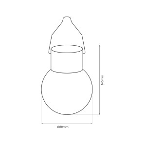 Eko-Light Lampa solarna RING 0,06W RGB 1-2lm IP44 srebrna