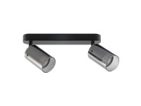 Goldlux Lampa ścienno-sufitowa SMOKY 2xGU10 max. 10W LED czarna