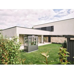 Biohort Szklarnia Florentina Maxi 2 m x 1 m Kwarcowo-szary metalik