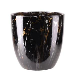 Osłonka Axim marmur czarny L - 40 cm