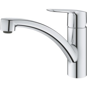 Bateria kuchenna Grohe QuickFix Start, chrom, niska wylewka. Bateria jednouchwytowa.