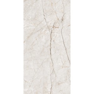 Płytka podłogowa t.b.t. imitująca marmur, beżowo-szara.