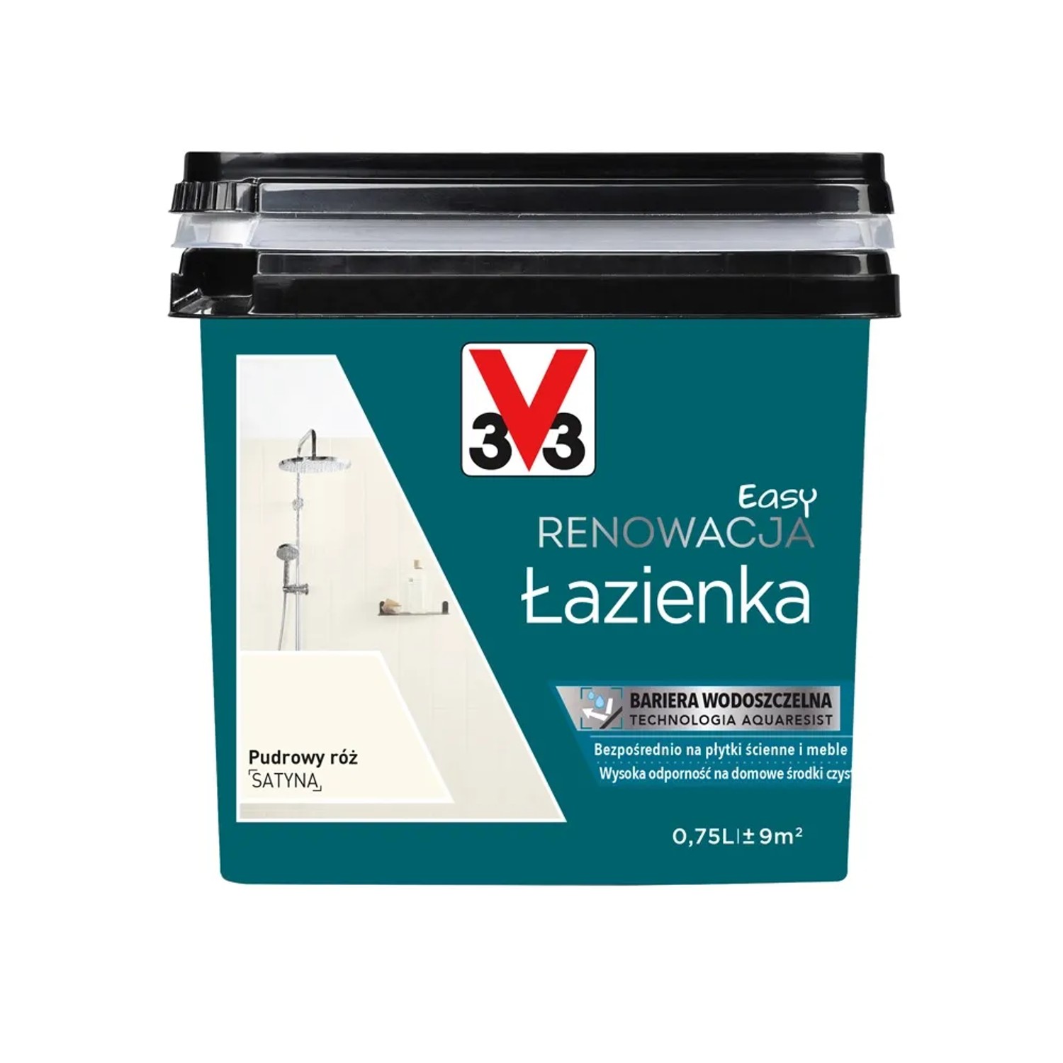 Farba V33 Easy Renowacja Łazienka pudrowy róż 750 ml