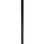 Czarna noga do stołu Hettich, 25x25x700 mm, do konstrukcji mebli.