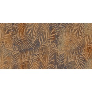 Listwa dekoracyjna t.b.t. z brązowym wzorem liści palmowych.