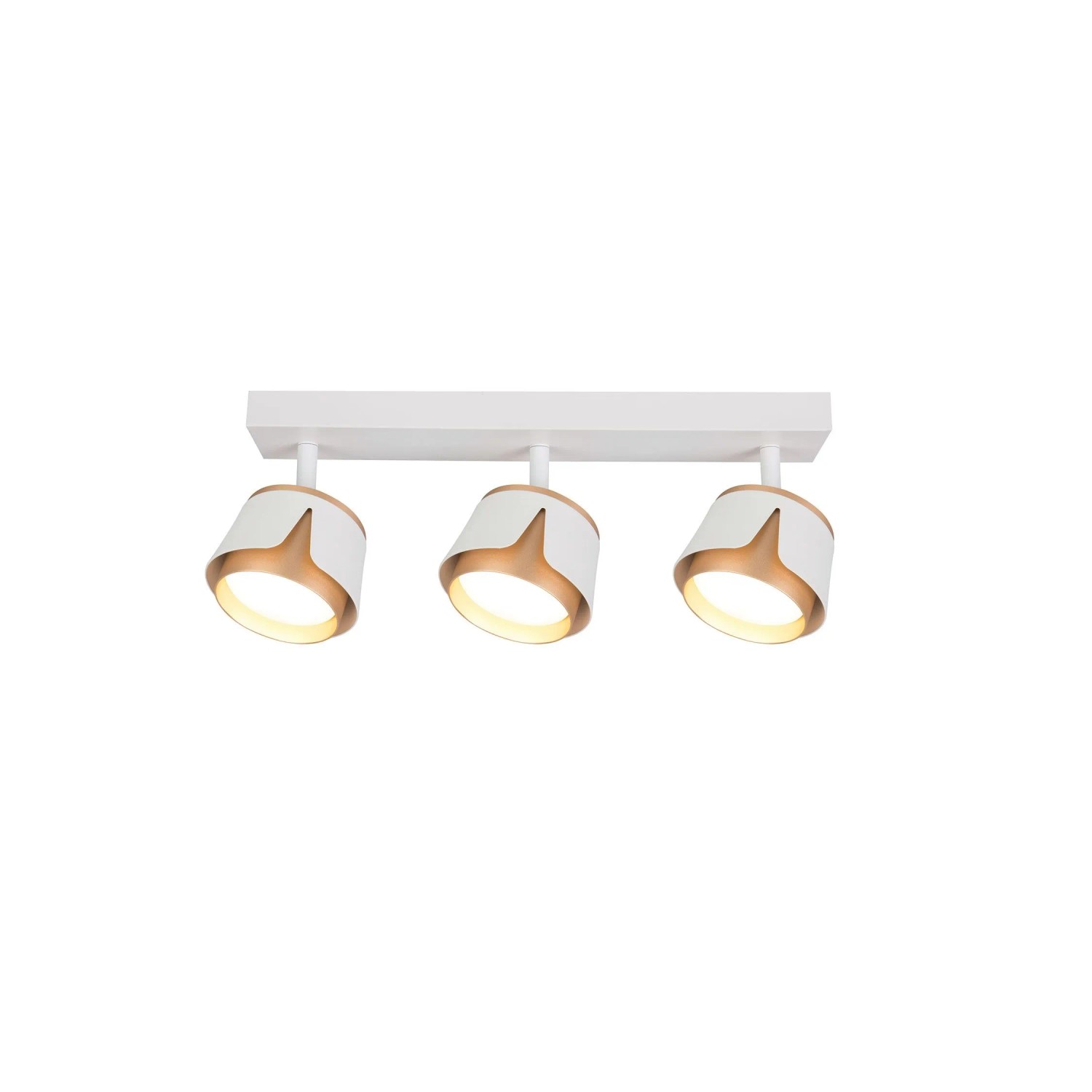 DPM Lampa punktowa 3xGX53 max. 35W biało-złota