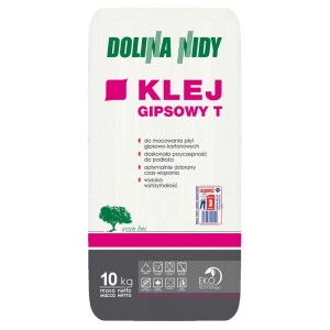 Klej gipsowy t.b.t. do płyt g-k, worek 10 kg, akcesoria do płyt kartonowo-gipsowych.
