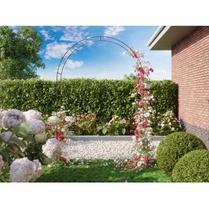 Pergola metalowa łukowa - 39x140x240 cm