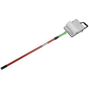 Wałek do malowania LUX Vestan z drążkiem teleskopowym (18 cm) i kratką do sufitów i ścian.