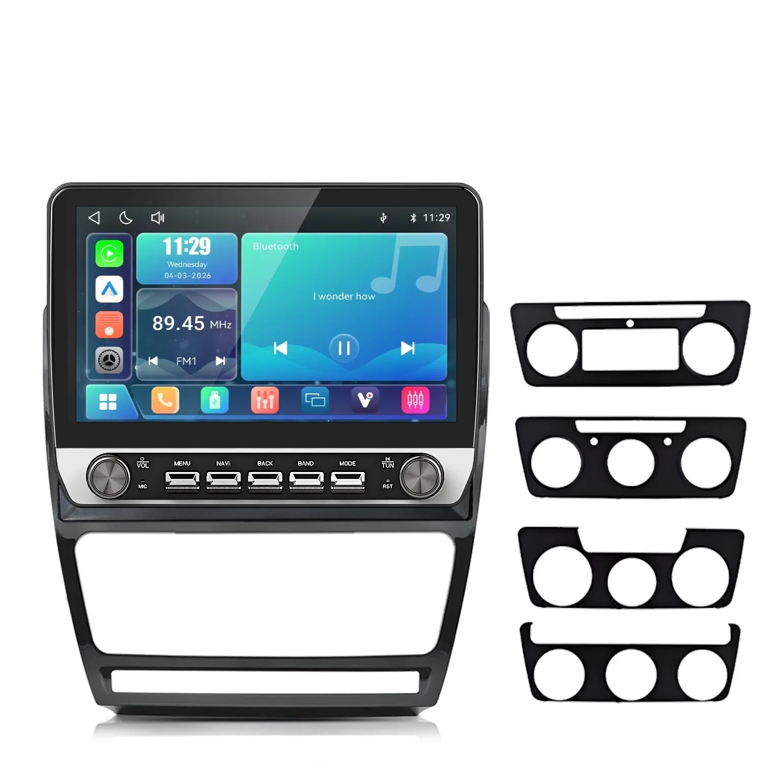 Junsun Radio Samochodowe Do Skoda Octavia 2008-2013 Linux Mit Tasten + Drehknopf