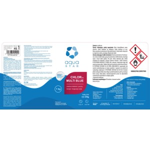 Aqua Star Środek do dezynfekcji wody basenowej CHLORTIX MULTI BLUE - 1 kg
