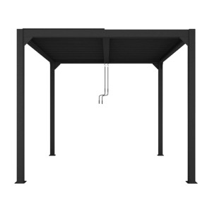 Pergola LUXE LED antracyt - 4 x 4 x 2,5 m