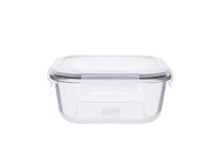 Pojemnik szklany kwadratowy 0,75L 16x16x7 cm