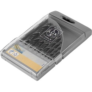 LUX-TOOLS Zestaw wierteł do drewna 8 części 3 mm - 10 mm