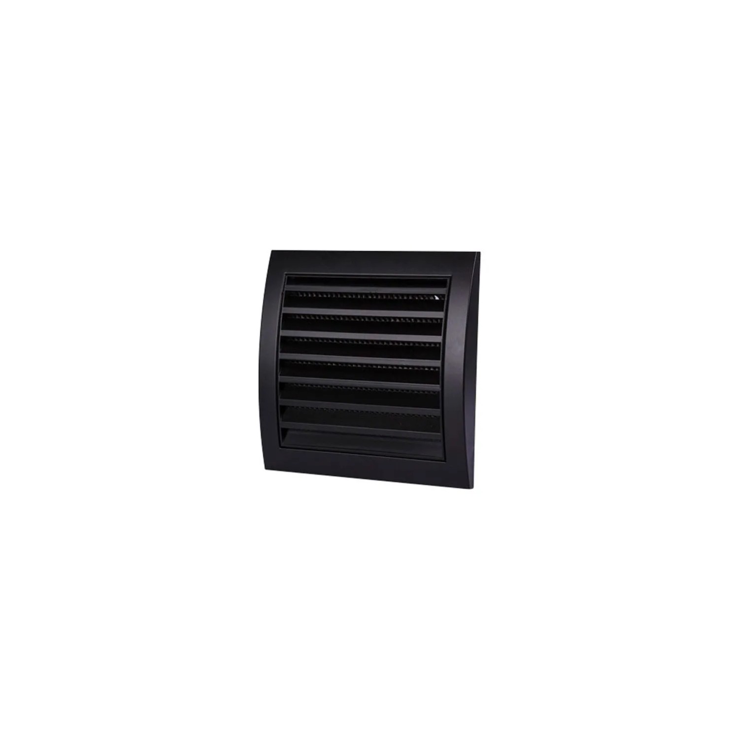 Przybysz Kratka wentylacji z siatką czarna 15 x 15 mm fi 10