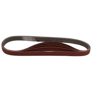 Pasy szlifierskie do szlifierek taśmowych, brązowe.