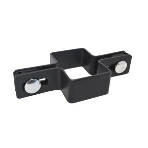 Obejma słupka pośrednia antracyt mat - 4 x 6 cm