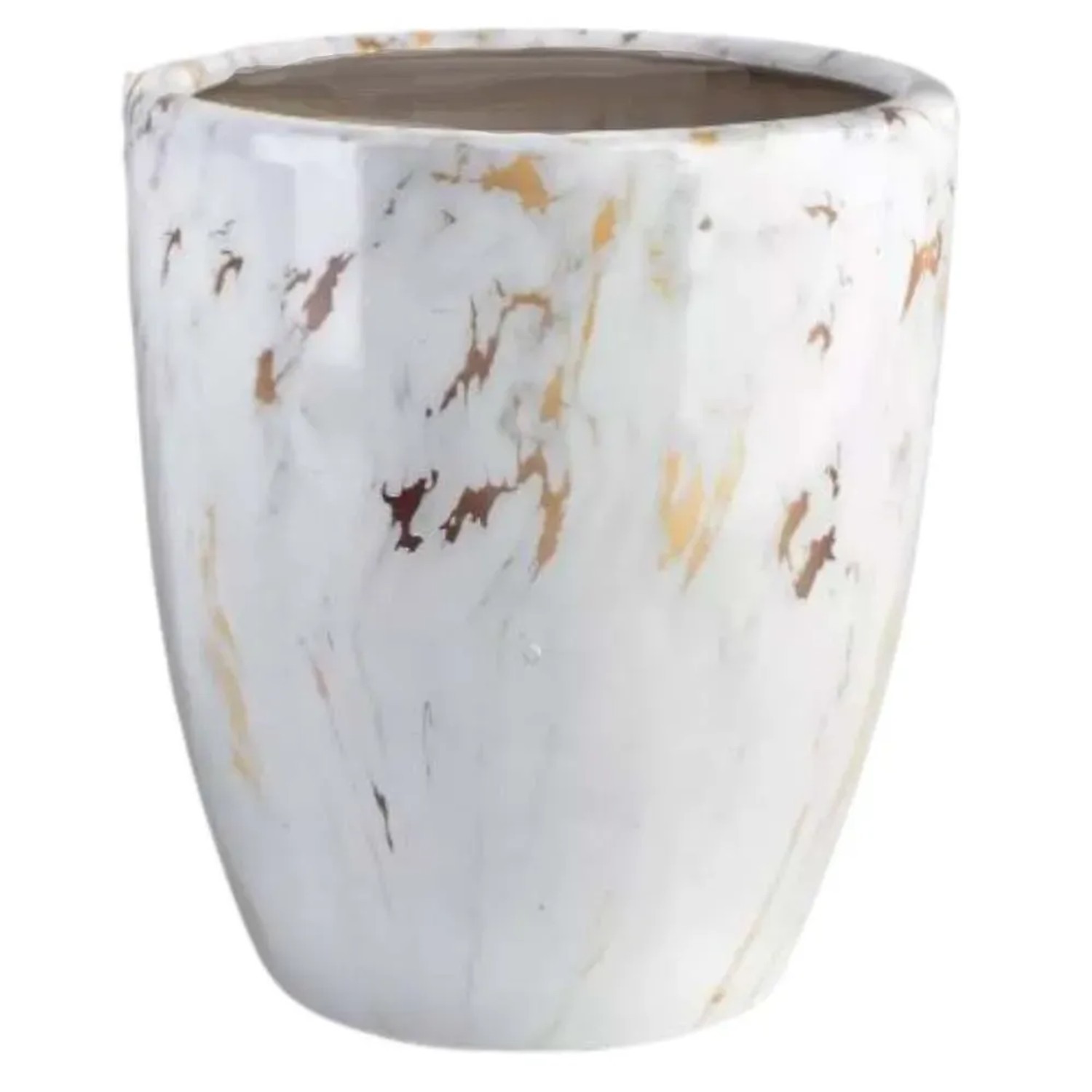 Osłonka Venice L marmur biały - 30 cm