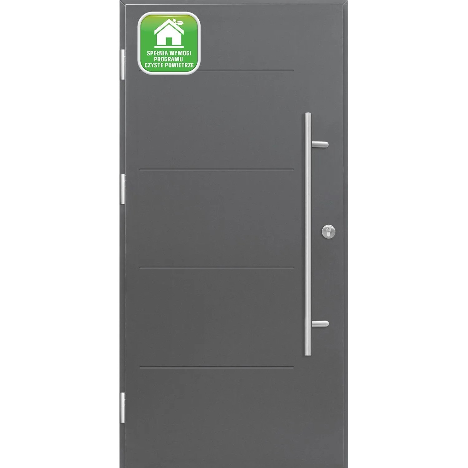 Splendoor Drzwi zewnętrzne Ledro antracyt 90L