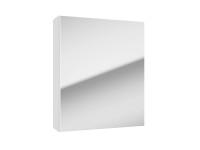 Defra Szafka lustrzana wisząca 1-drzwiowa Twins 50 cm biała