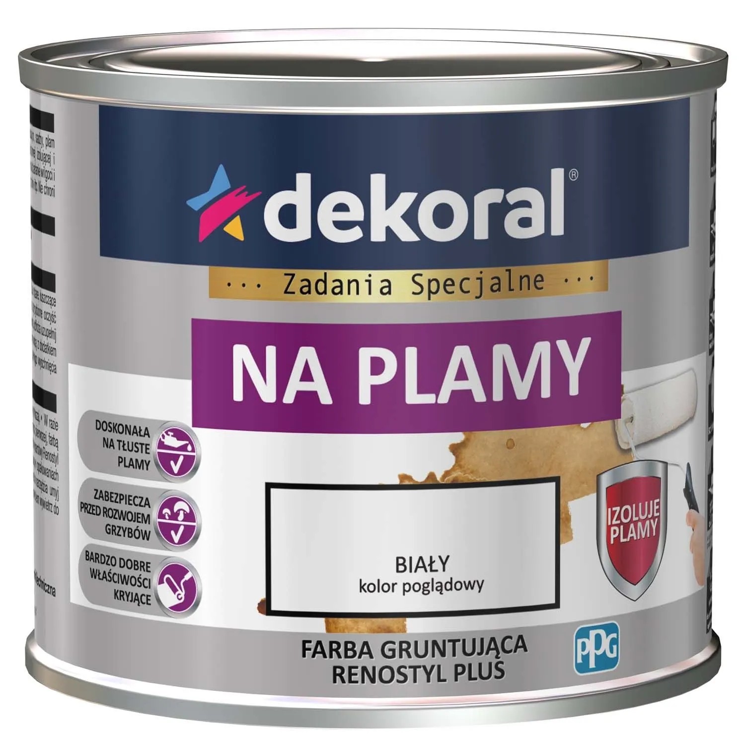 Farba Dekoral Renostyl Plus biała 0,4 l