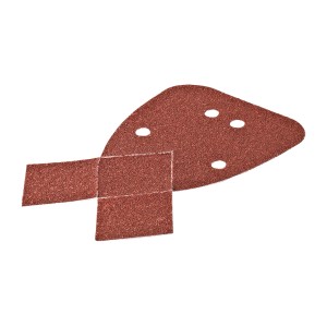 Papier ścierny LUX K80 do szlifierki Black+Decker Mouse, 95x135 mm, gruboziarnisty.