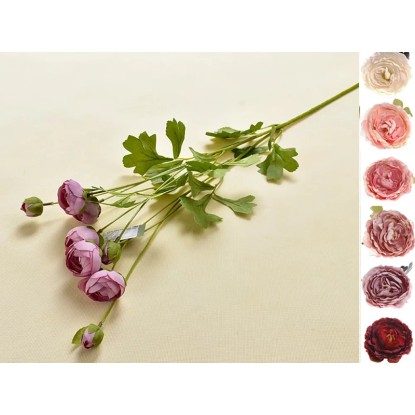 Gałązka sztuczna ozdobna Róża mix kolor 90 cm