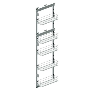 t.b.t. system przechowywania w kuchni z 5 metalowymi koszami do przechowywania.