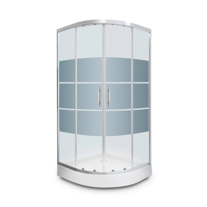 Armazi Kabina prysznicowa Kosta Lux 90 chrom z brodzikiem