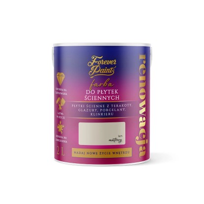 Farba Forever Paints do płytek ściennych len 2L