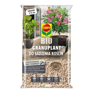 Granulat bio do roślin, COMPO, odpowiedni dla wszystkich gatunków roślin, worek 5L.