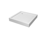 Durasan Brodzik kwadratowy ROYO 90 biały 90x90x14