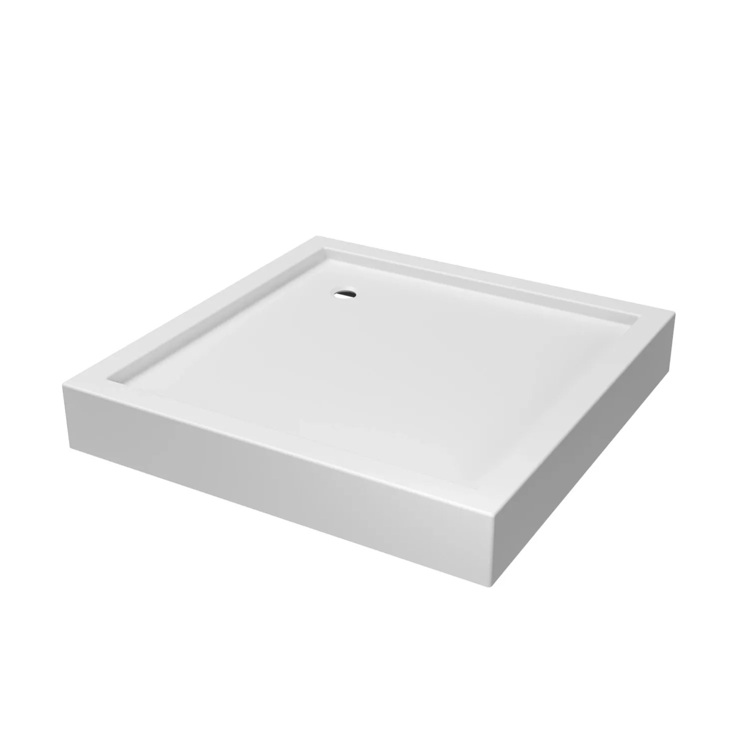 Durasan Brodzik kwadratowy ROYO 90 biały 90x90x14