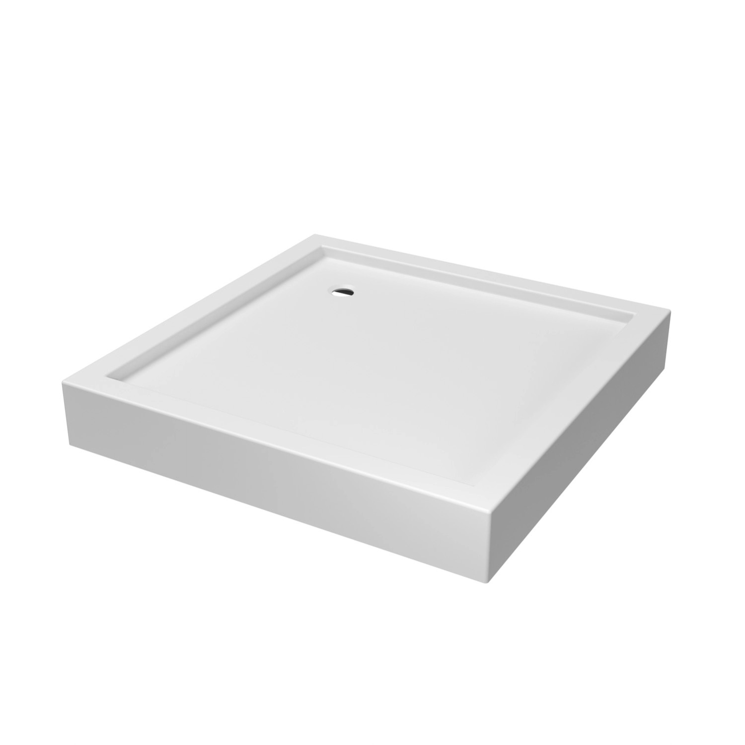 Durasan Brodzik kwadratowy ROYO 90 biały 90x90x14