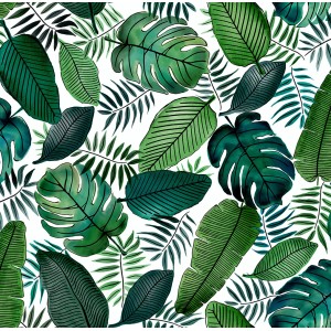 d-c-table Obrus ceratowy Manhattan Java we wzór tropikalnych liści, 140x100 cm.