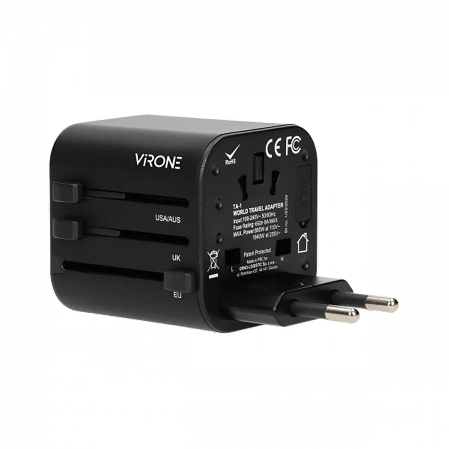 Orno Adapter uniwersalny podróżny 200 krajów