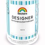 Biała farba Beckers Designer do kuchni i łazienki w wiadrze.