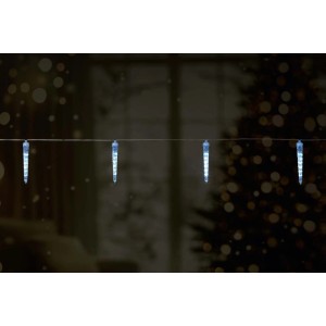Kurtyna wewn/zewn 120 LED SOPLE efekt wodospadu zimna biel