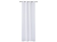 Firanka MIRA na przelotkach 140 cm x 260 cm biała Firanka MIRA na przelotkach 140 cm x 260 cm biała