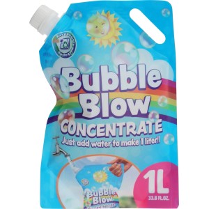 Koncentrat do robienia baniek mydlanych Bubble Blow, 1 litr, niebieskie opakowanie.