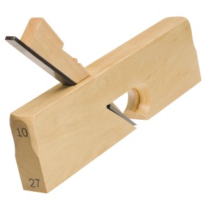 LUX Simshobel 27 mm Classic z drewna bukowego, idealny do precyzyjnego strugania w trudno dostępnych miejscach.