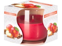 Świeca zapachowa w szkle jabłko cynamon