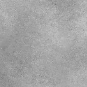 Szara płytka podłogowa o delikatnej strukturze, odpowiednia do wnętrz.