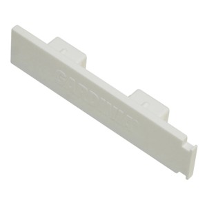 Końcówka Gardinia do szyny karniszowej GE2 2-biegowej, biała, 2 szt.