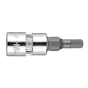 NEO TOOLS Końcówka sześciokątna H4 na nasadce 1/4" - 37 mm