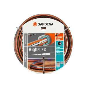 Wąż ogrodowy Gardena Comfort HighFlex 19 mm (3/4) 50 m, stabilny wymiarowo i odporny na ciśnienie do 30 barów.