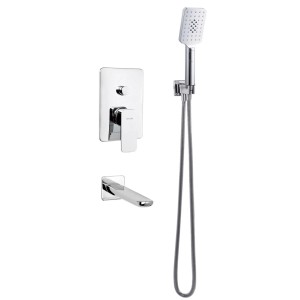 Valvex System prysznicowa podtynkowa Remo czarny